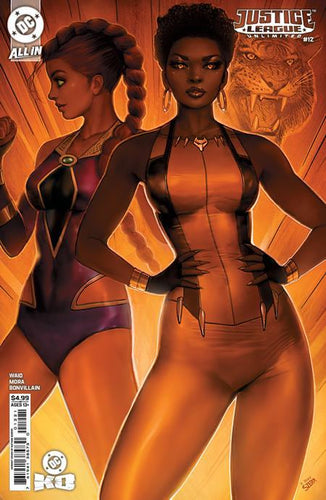 JUSTICE LEAGUE UNLIMITED #12 CVR B NATHAN SZERDY CARD STOCK VAR DC K.O.