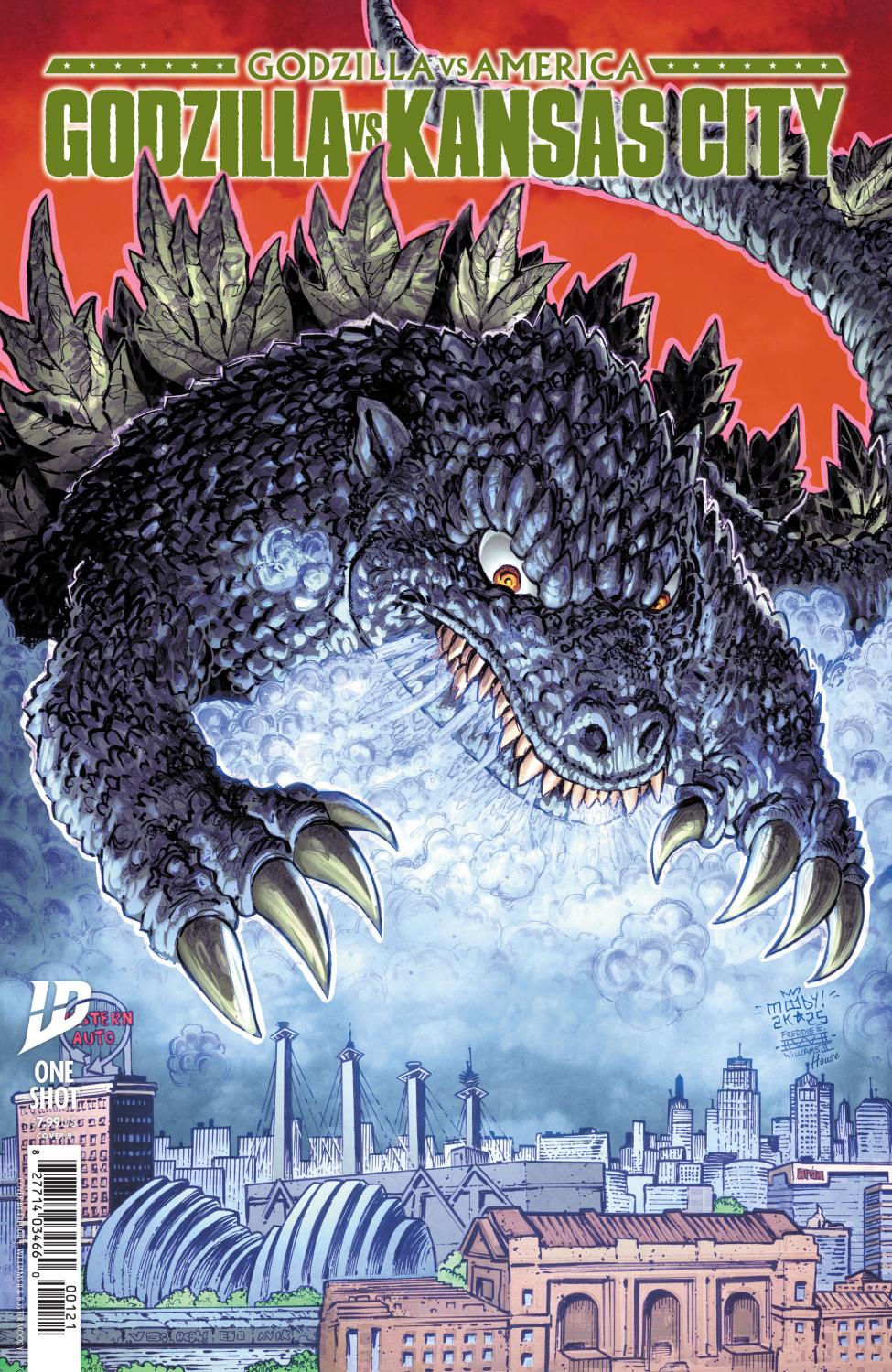 GODZILLA VS AMERICA KANSAS CITY VAR B MOODY AND WILLIAMS II CVR B