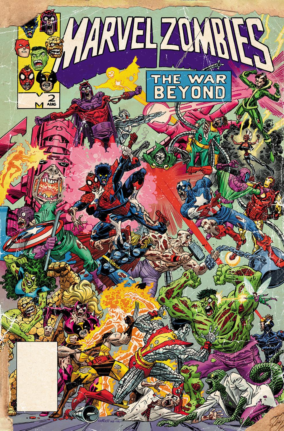 MARVEL ZOMBIES RED BAND #2 SCOTT KOBLISH RETRO ZOMBIE VAR POLYBAGGED CVR B