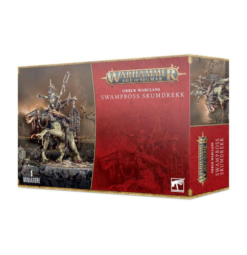 WARHAMMER AGE OF SIGMAR-ORRUK WARCLANS-SWAMPBOSS SKUMDREKK