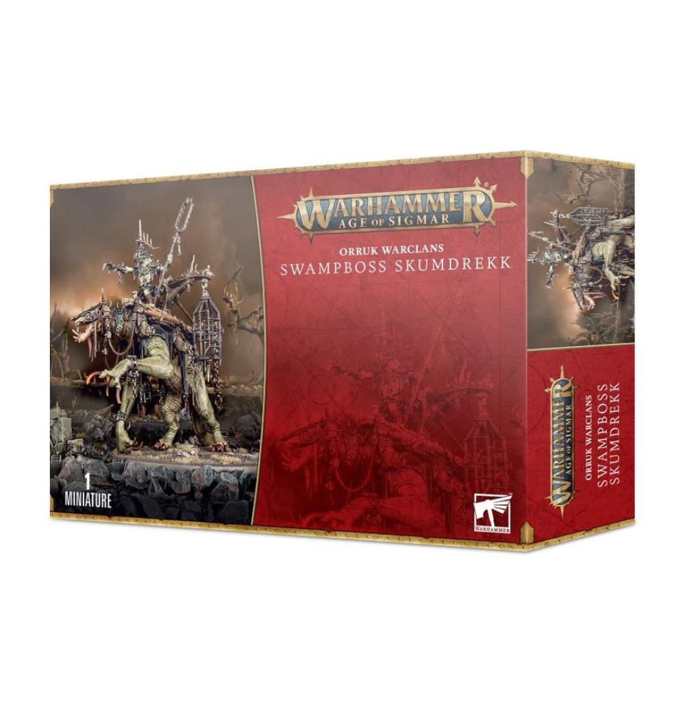 WARHAMMER AGE OF SIGMAR-ORRUK WARCLANS-SWAMPBOSS SKUMDREKK