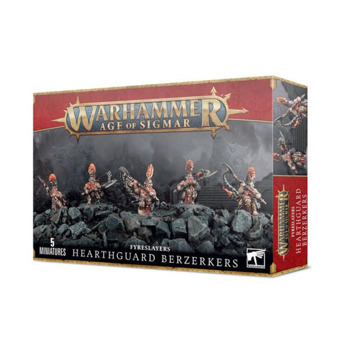 WARHAMMER AGE OF SIGMAR-FYRESLAYERS-HEARTHGUARD BERZERKERS