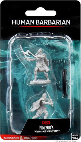 D&D NOLZURS MARVELOUS UNPAINTED MINIATURES WAVE 1: HUMAN FEMALE BARBARIAN
