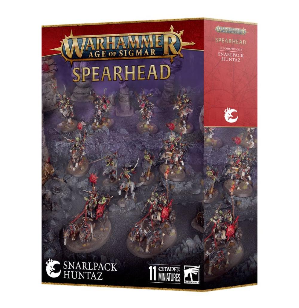 WARHAMMER AGE OF SIGMAR : SPEARHEAD SNARLPACK HUNTAZ