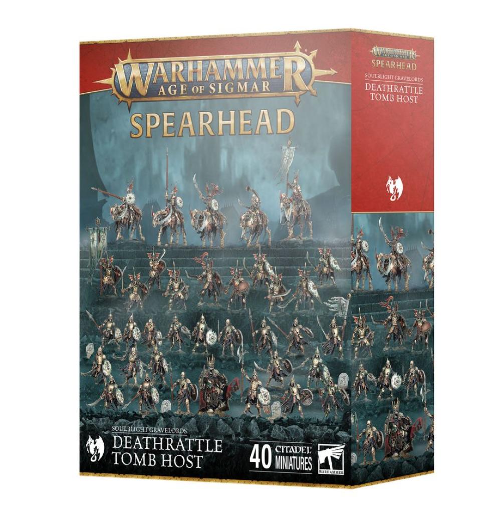 WARHAMMER AGE OF SIGMAR : SPEARHEAD SOULBLIGHT GRAVELORDS DEATHRATTLE TOMB HOST