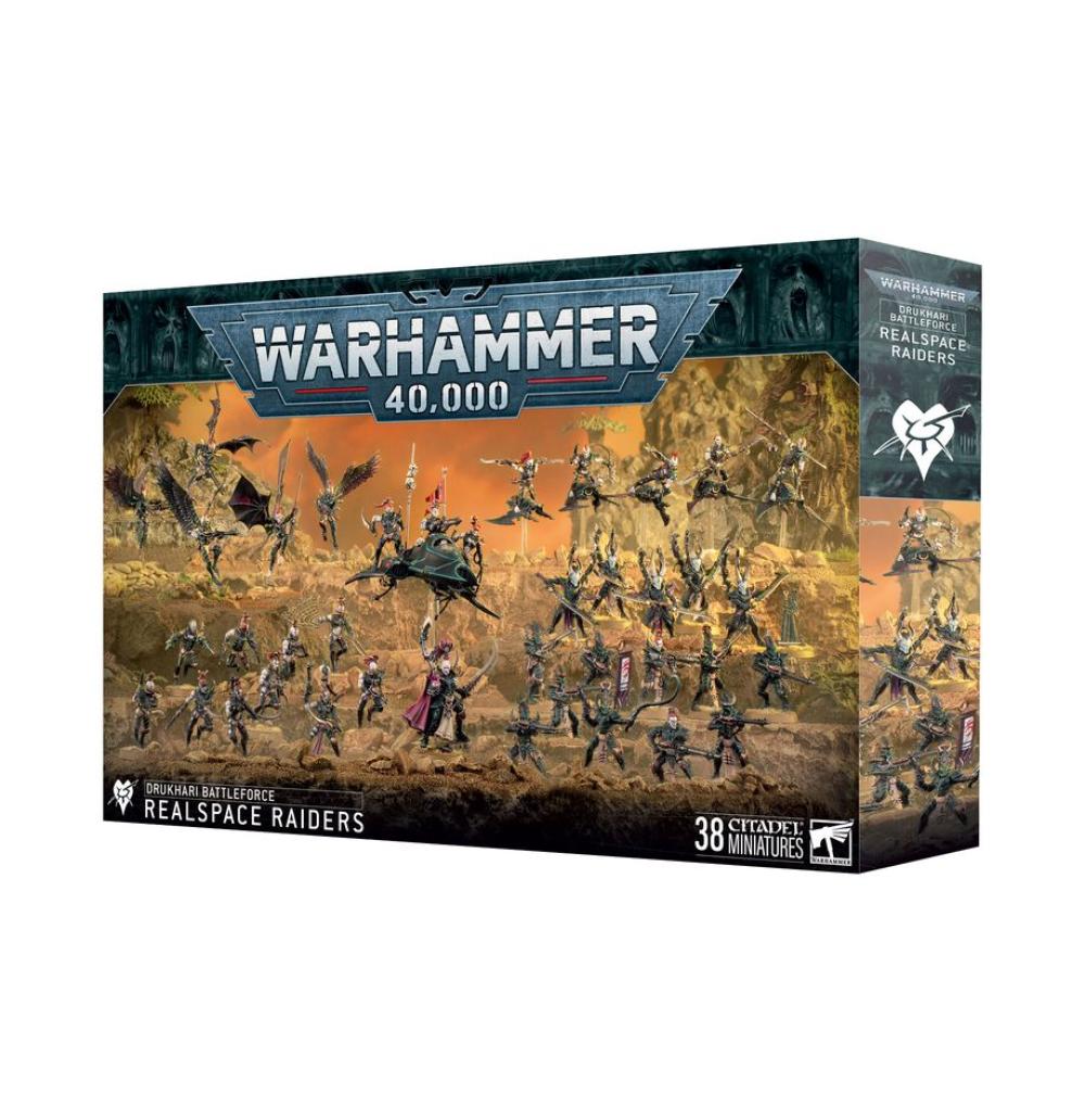 WARHAMMER 40K : DRUKHARI BATTLEFORCE REALSPACE RAIDERS