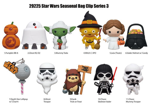 STAR WARS HALLOWEEN FOAM 3D BAG CLIP