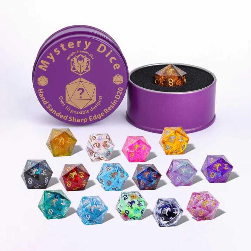 QUESTS REWARD MYSTERY DICE SHARP RESIN D20