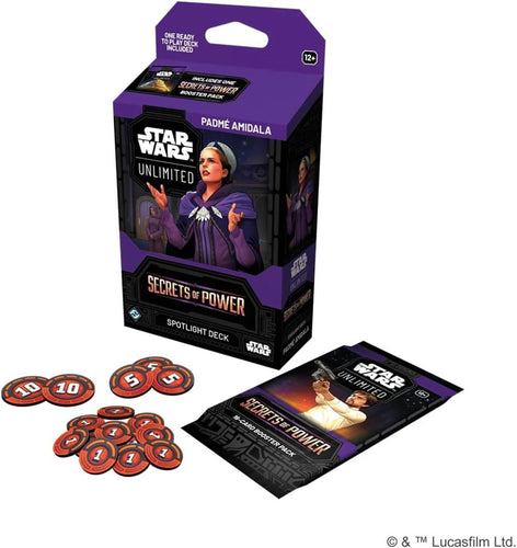 STAR WARS: UNLIMITED SECRETS OF POWER: SPOTLIGHT DECK DISPLAY PADME AMIDALA
