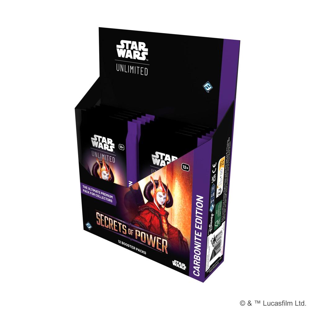 STAR WARS: UNLIMITED SECRETS OF POWER CARBONITE BOOSTER DISPLAY