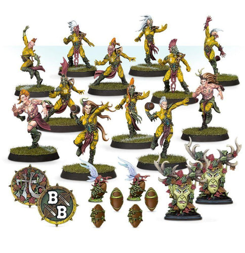 WARHAMMER BLOOD BOWL WOOD ELF TEAM THE ATHELORN AVENGERS
