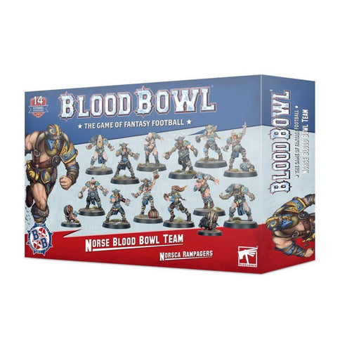 WARHAMMER BLOOD BOWL NORSE TEAM NORSCA RAMPAGERS