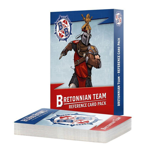 WARHAMMER BLOOD BOWL BRETONNIAN TEAM REFERENCE CARD PACK
