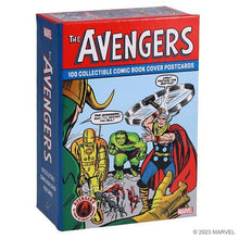 Load image into Gallery viewer, MARVEL AVENGERS 100 COLLECTIBLE COMIC BOOK COVER POSTCARDS

