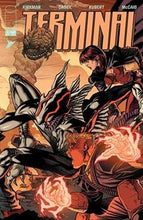 Load image into Gallery viewer, TERMINAL #1 CVR N ANDY KUBERT &amp; DAVE MCCAIG CONNECTING WRAPAROUND CHROMIUM VAR
