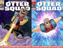 Load image into Gallery viewer, OTTER SQUAD #4 CVR C MIKE LEMAY AND MATT RODGERS STAR SPANGLED SPOT FOIL VAR
