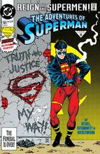 Load image into Gallery viewer, ADVENTURES OF SUPERMAN #501 FACSIMILE EDITION CVR A TOM GRUMMETT
