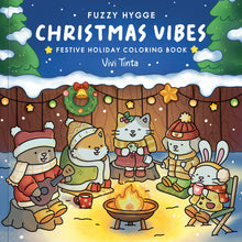 Load image into Gallery viewer, FUZZY HYGGE CHRISTMAS VIBES COLORING BOOK
