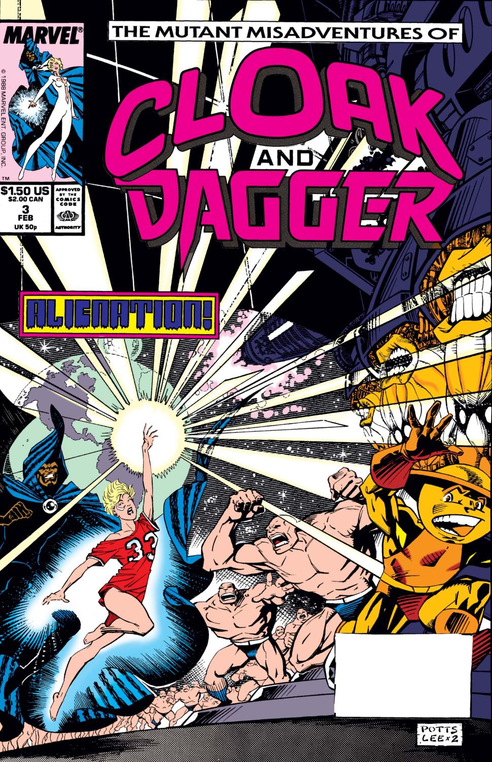 CLOAK AND DAGGER 1988 #3