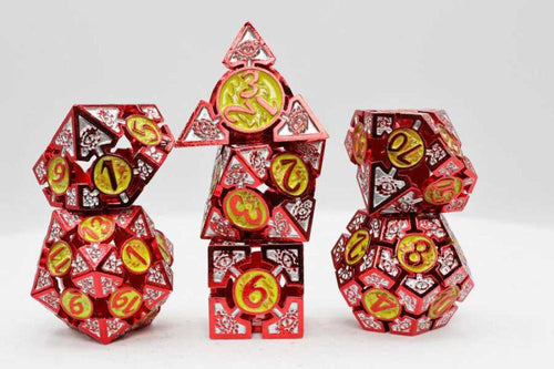 OCULUS ABLAZE METAL RPG DICE SET