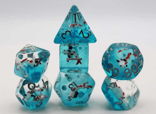 WATER GARDEN KOI RPG DICE SET
