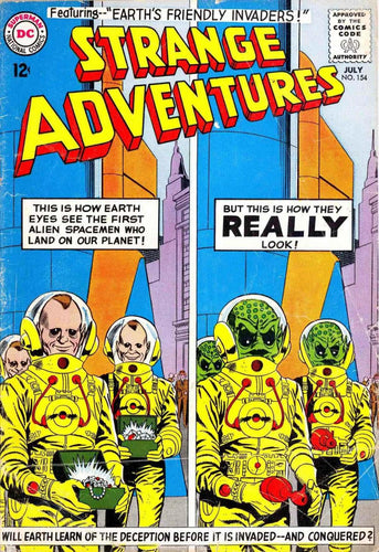 STRANGE ADVENTURES 1950 #154