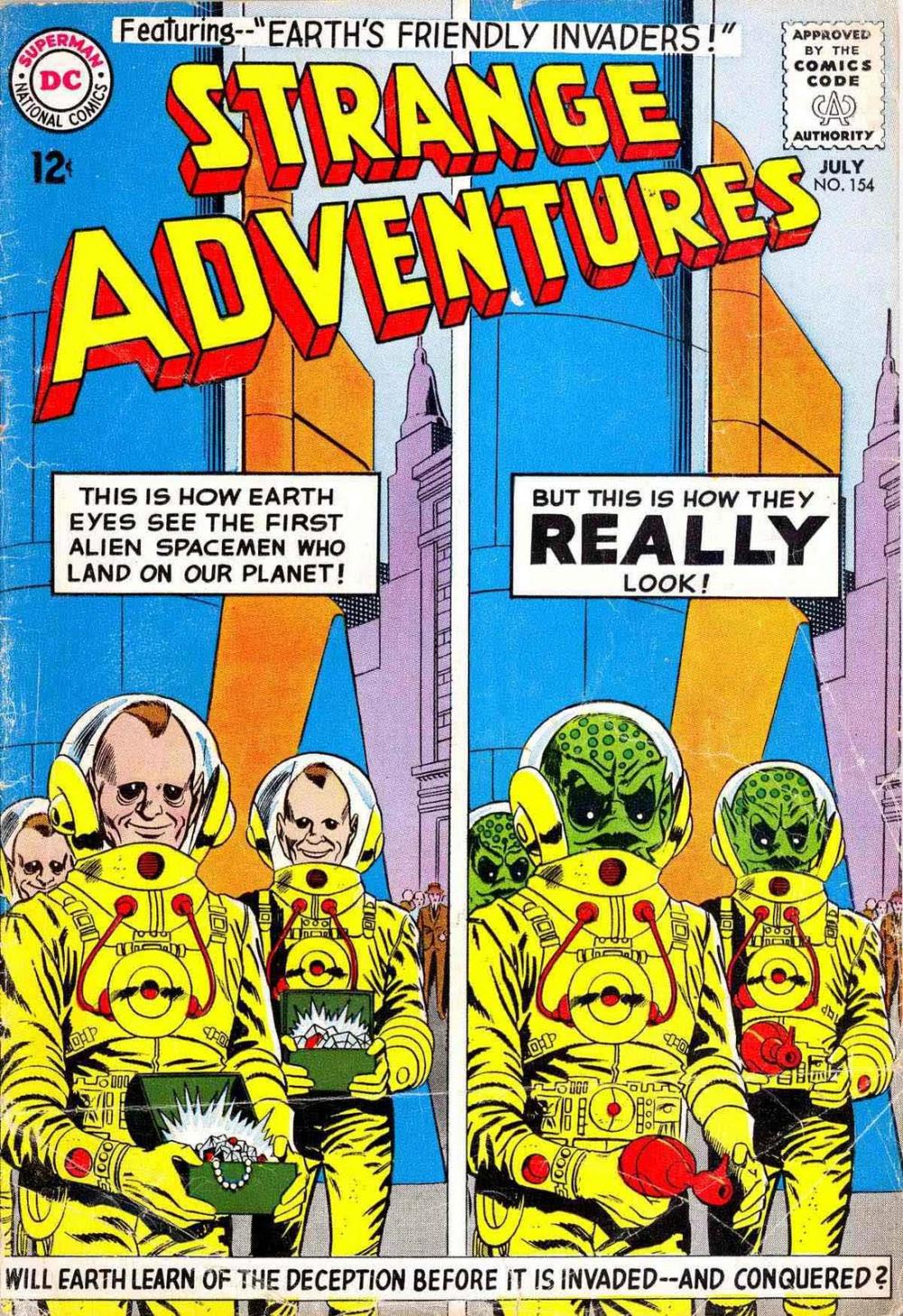 STRANGE ADVENTURES 1950 #154