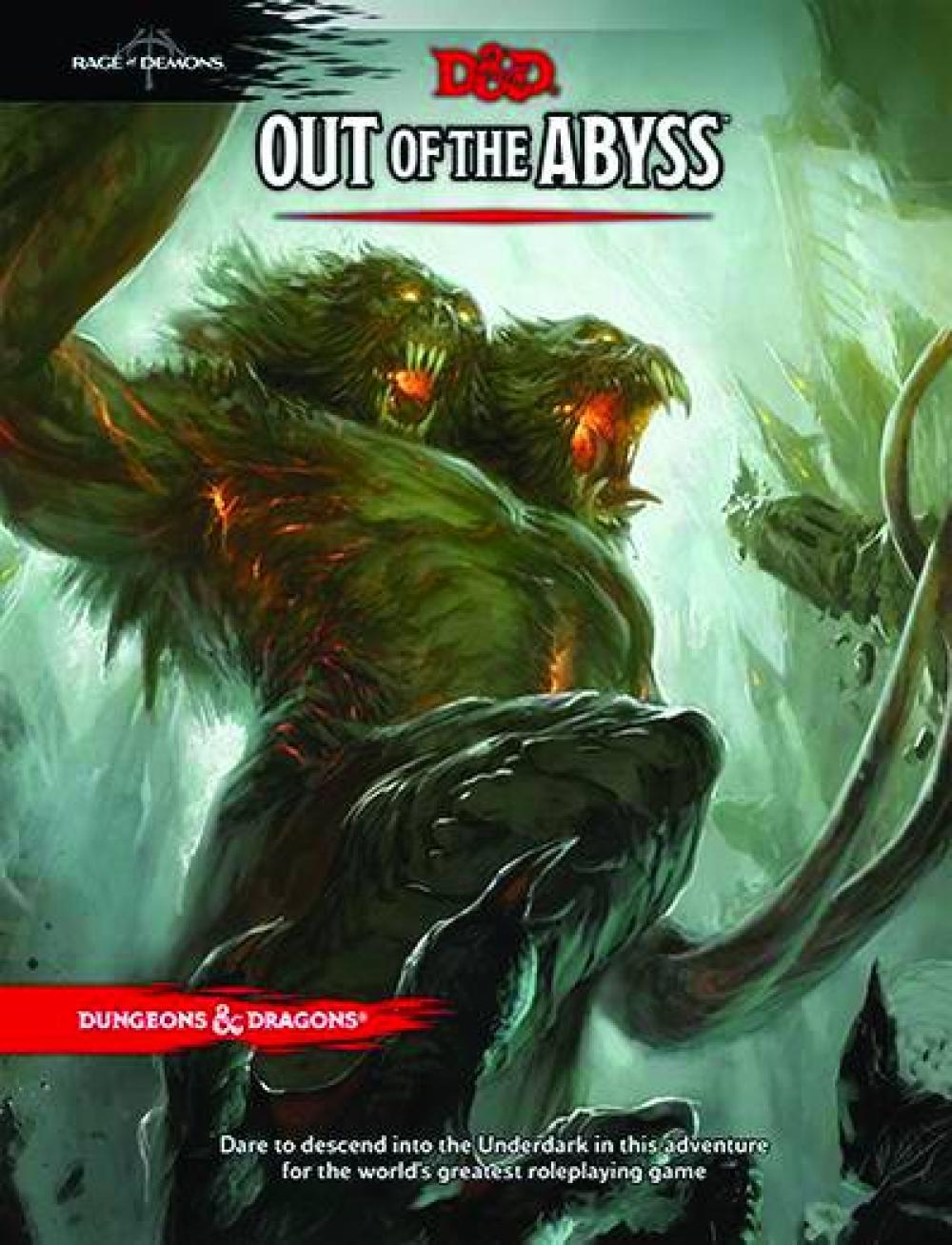 D & D NEXT OUT OF THE ABYSS HC DUNGEONS AND DRAGONS