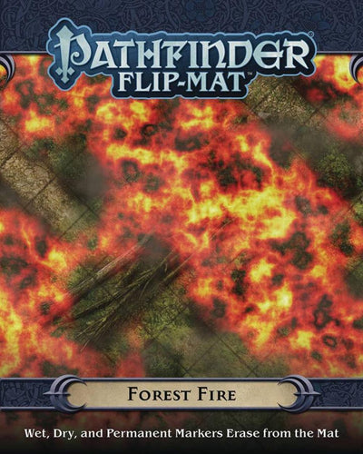 PATHFINDER RPG FLIP MAT FOREST FIRE