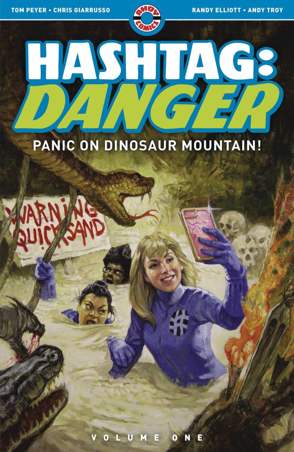 HASHTAG DANGER TP VOL 01 PANIC ON DINOSAUR MOUNTAIN