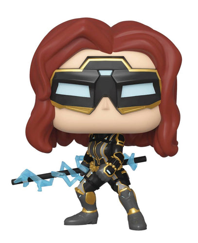 POP MARVEL AVENGERS GAME BLACK WIDOW STARK TECH SUIT W/CHASE