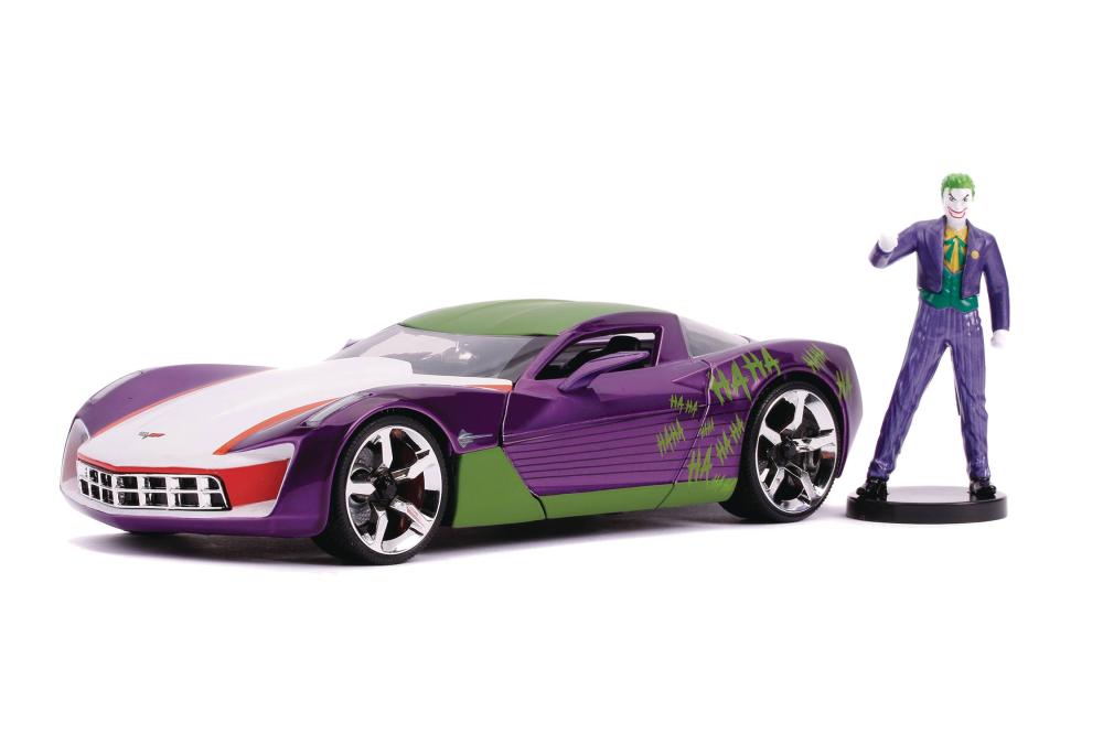 DC 1969 CORVETTE STINGRAY CONCEPT W/JOKER 1/24 VEHICLE