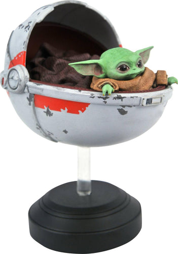 STAR WARS THE MANDALORIAN CHILD W/PRAM 1/2 SCALE STATUE
