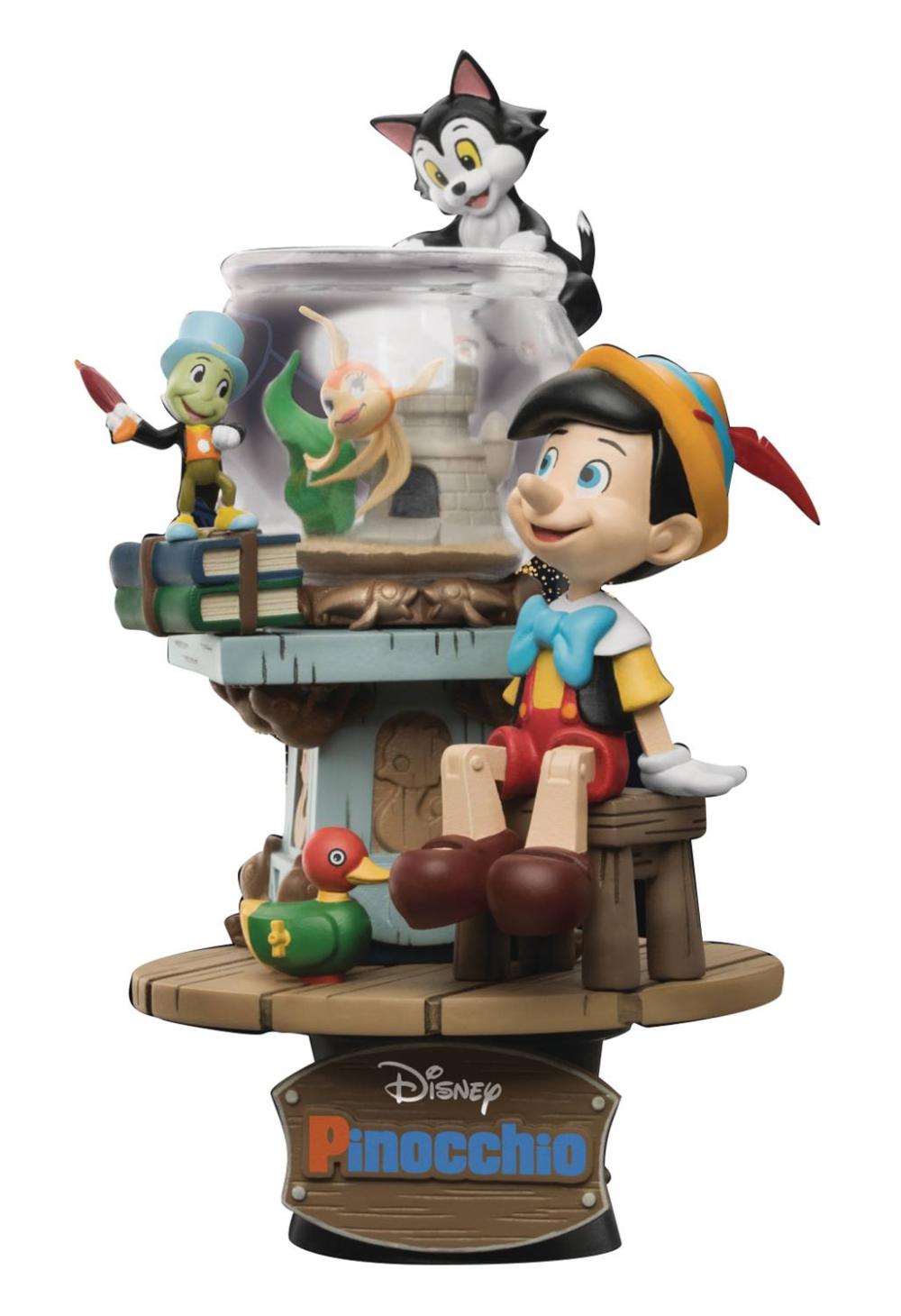 DISNEY CLASSIC ANI SER DS-058 PINOCCHIO D-STAGE 6IN STATUE