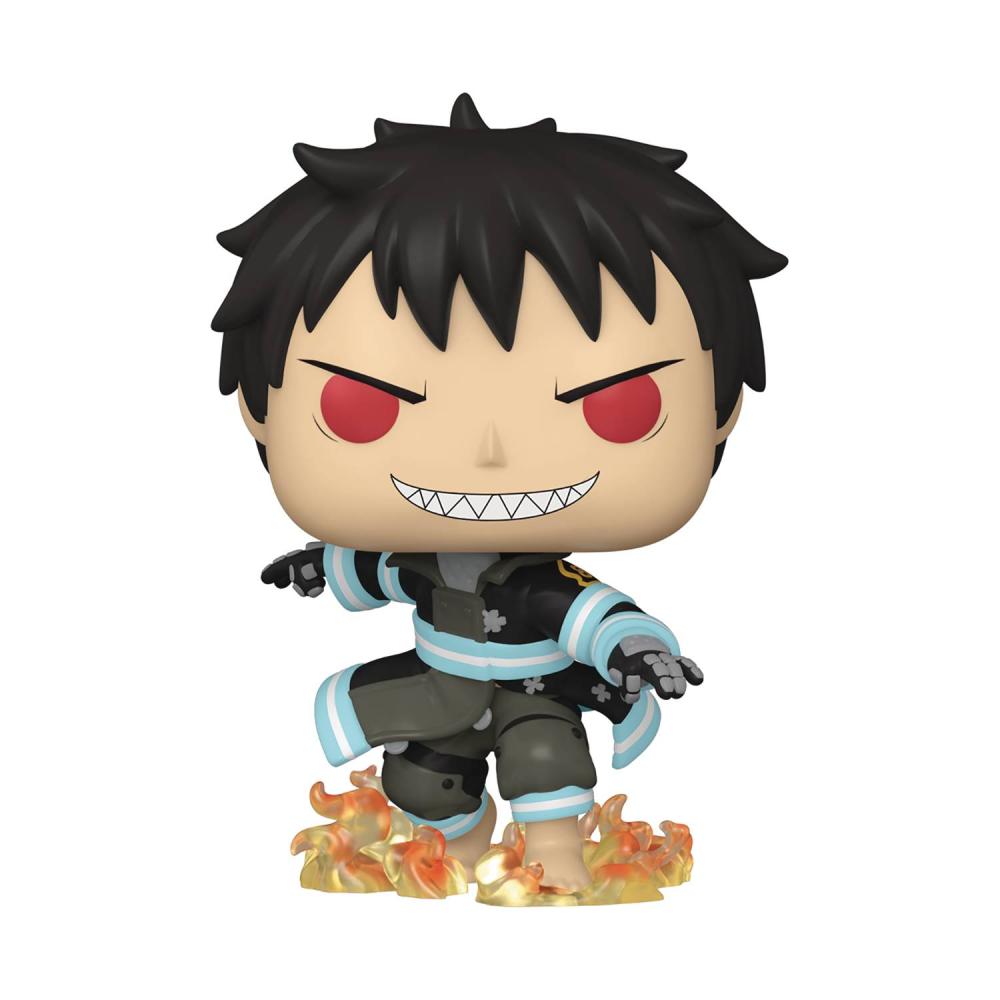 POP ANIMATION FIRE FORCE SHINRA W/ FIRE VINYL FIG