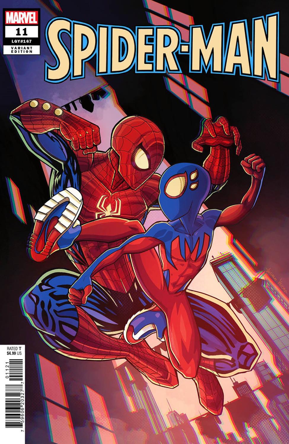 SPIDER-MAN #11 LUCIANO VECCHIO VAR CVR B