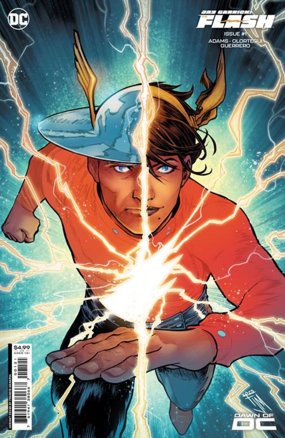 JAY GARRICK THE FLASH #1 CVR B FRANCIS MANAPUL CARD STOCK VAR OF 6