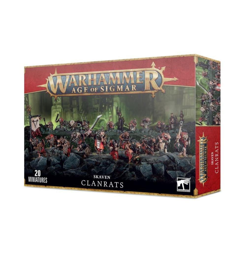 WARHAMMER AGE OF SIGMAR : SKAVEN CLANRATS