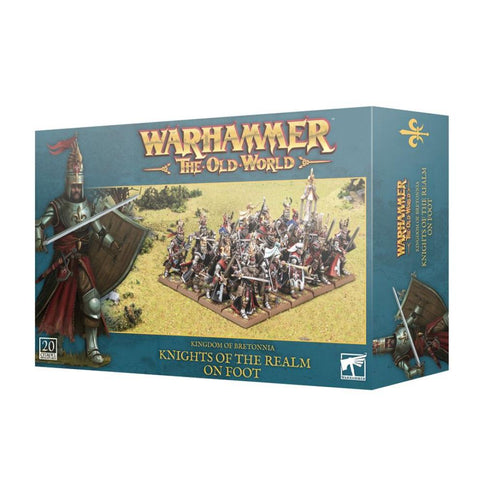 WARHAMMER THE OLD WORLD KINGDOM OF BRETONNIA: KNIGHTS OF THE REALM ON FOOT