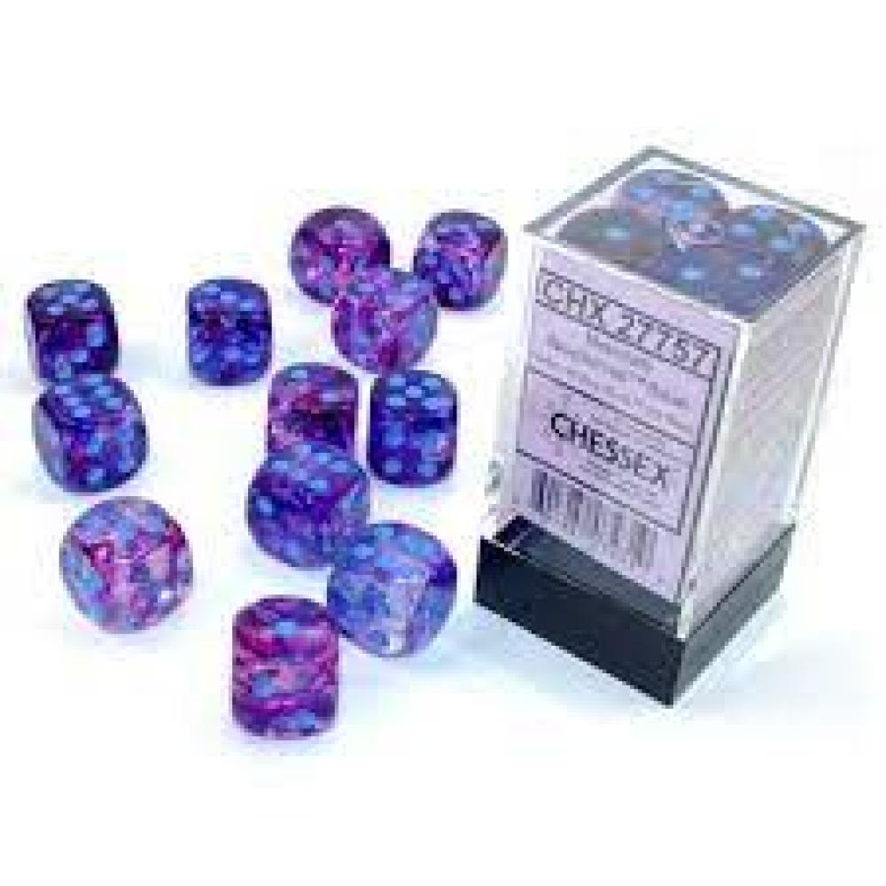 CHX 27757 NEBULA NOCTURNAL BLUE 16MM D6 DICE BLOCK
